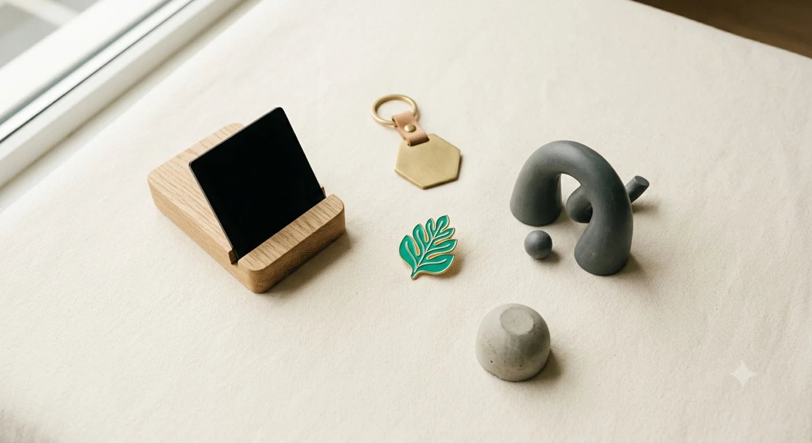 Goodies originaux : figurine, pins et objets publicitaires sur mesure à forme exclusive
